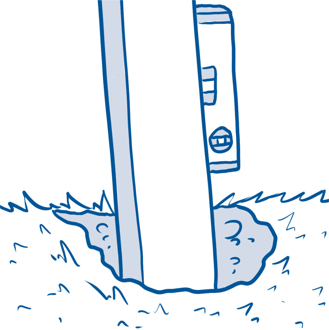 drawing of garden pillar