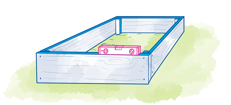 building a raised bed step 4